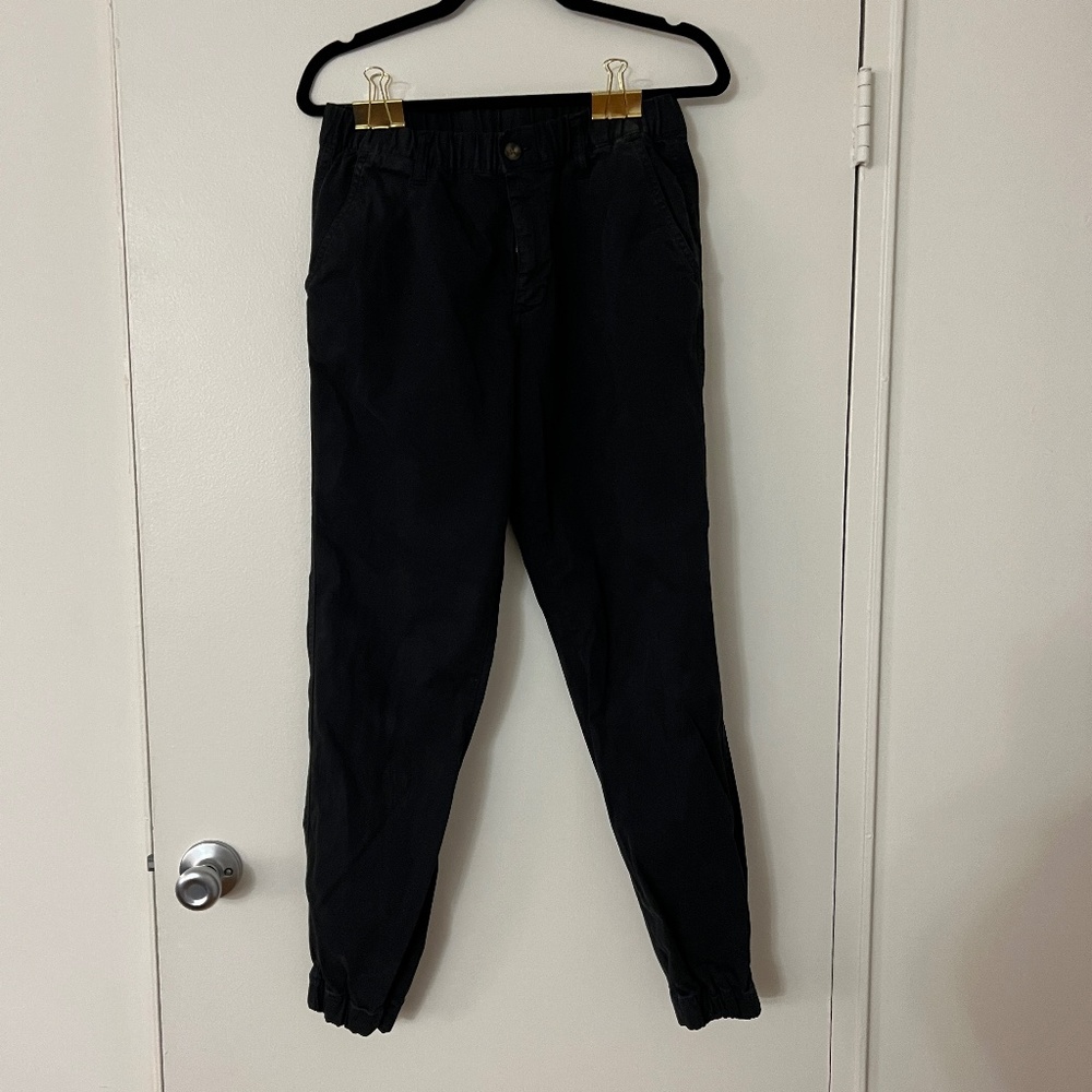 Bearbottom Stretch Joggers in Black